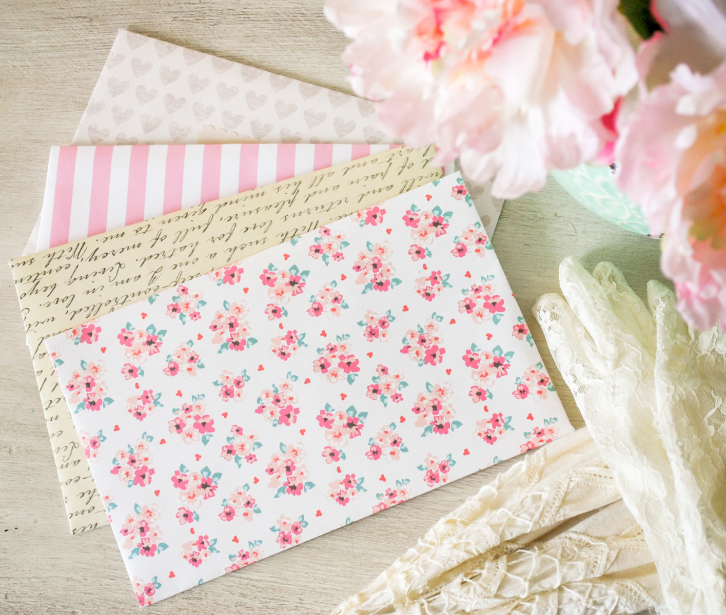 How to make an Envelope – DIY heart Envelope