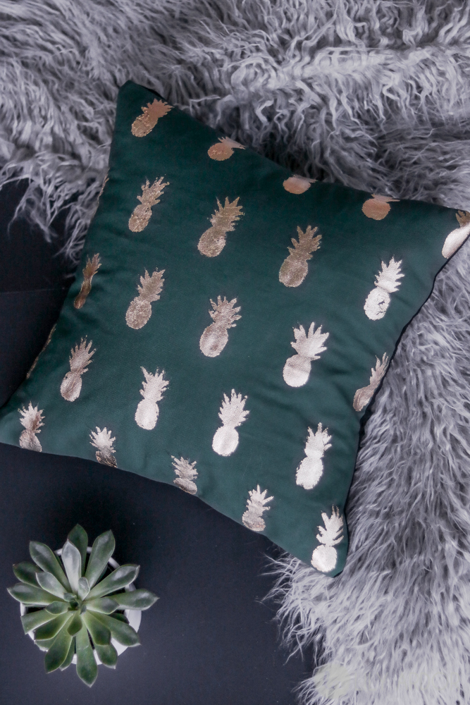 pineapple throw pillow
