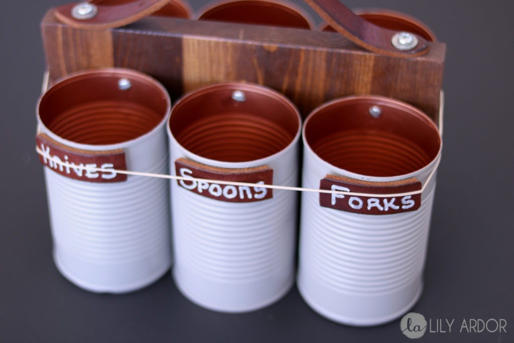 DIY SILVERWARE CADDY / HOLDER BBQ MUST HAVE