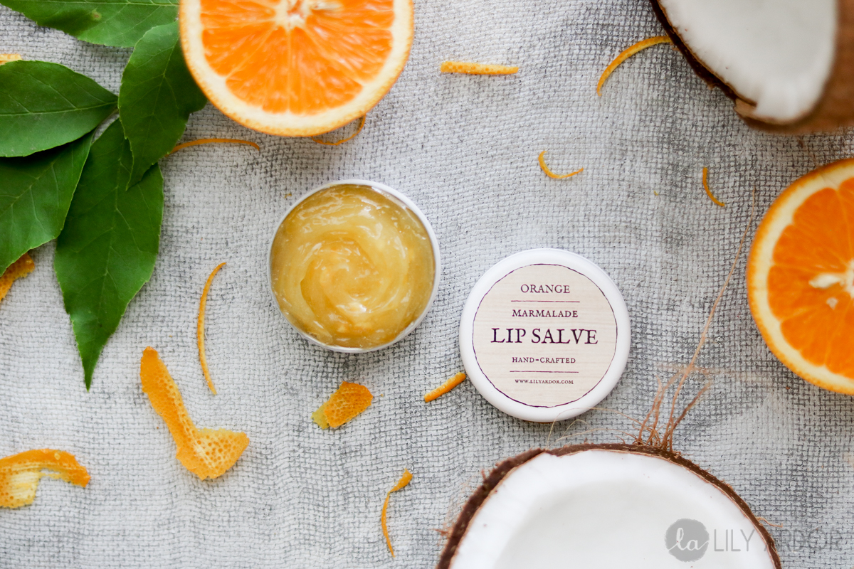 DIY Lip Balm- Orange Marmalade Lip Salve