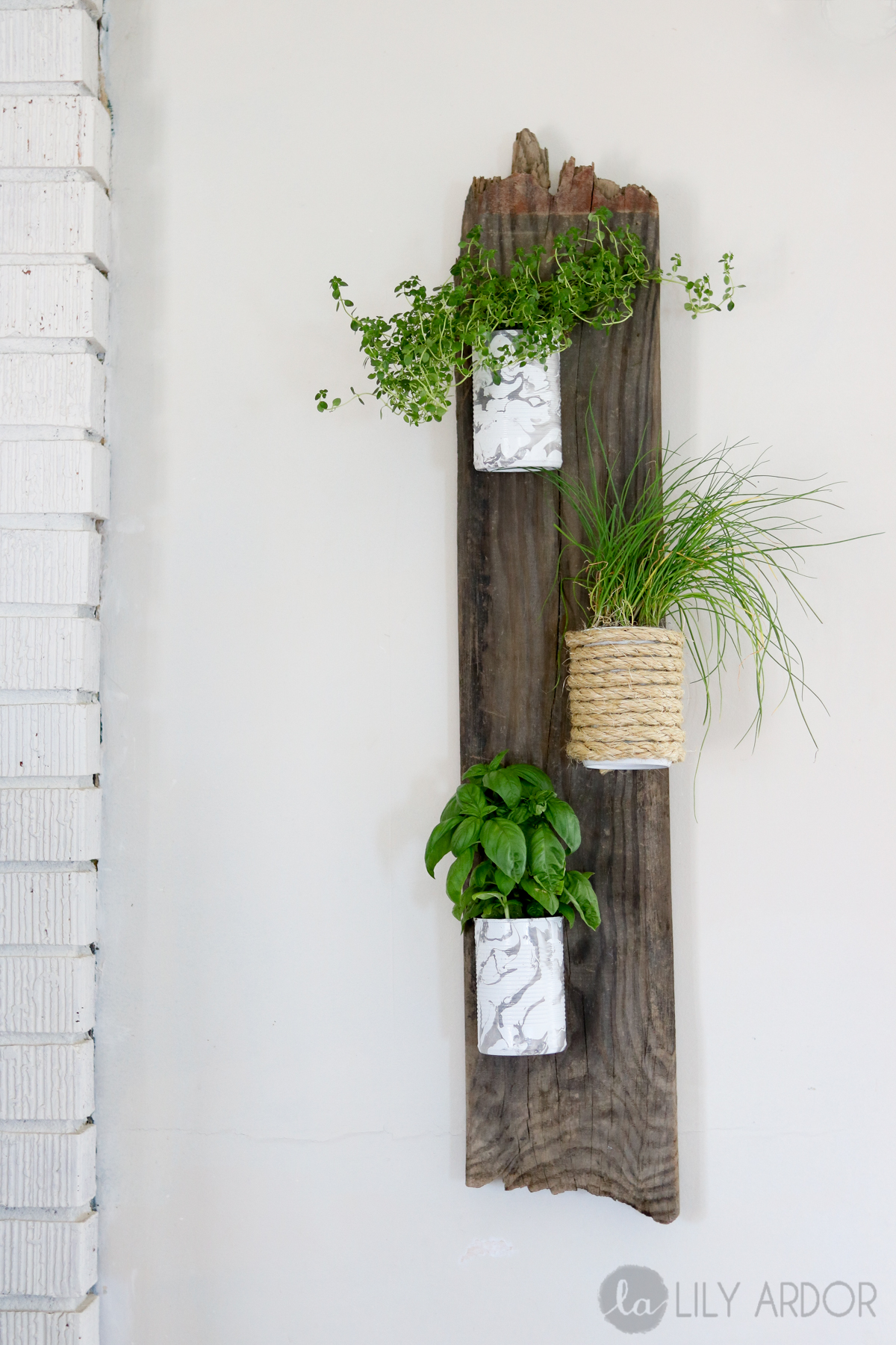 diy herb wall