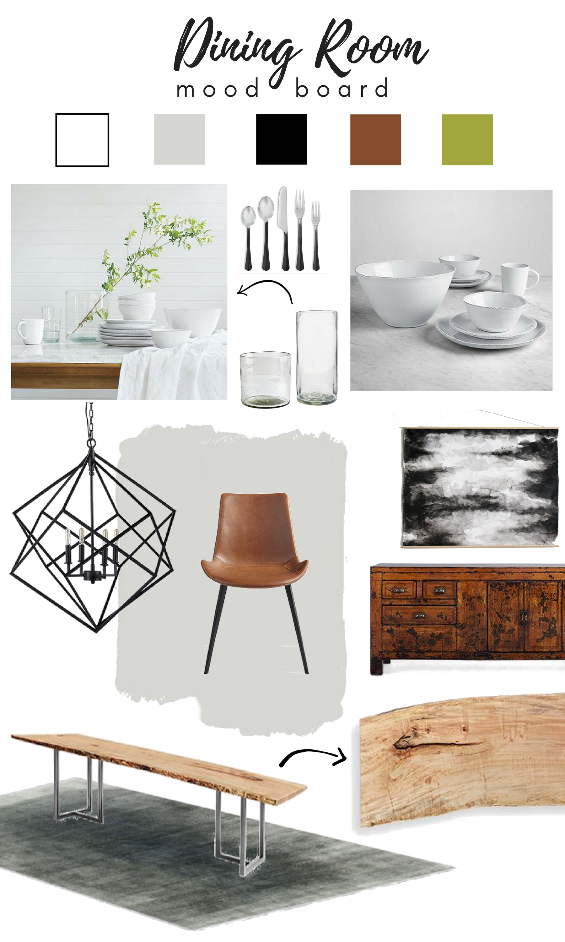 Dining Room Mood Board