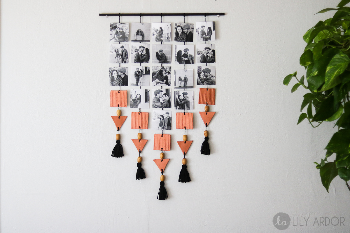 DIY Hanging Picture Display 