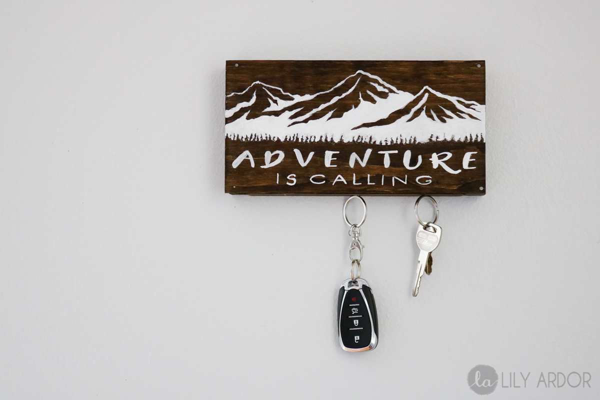 DIY Magnetic Key Holder