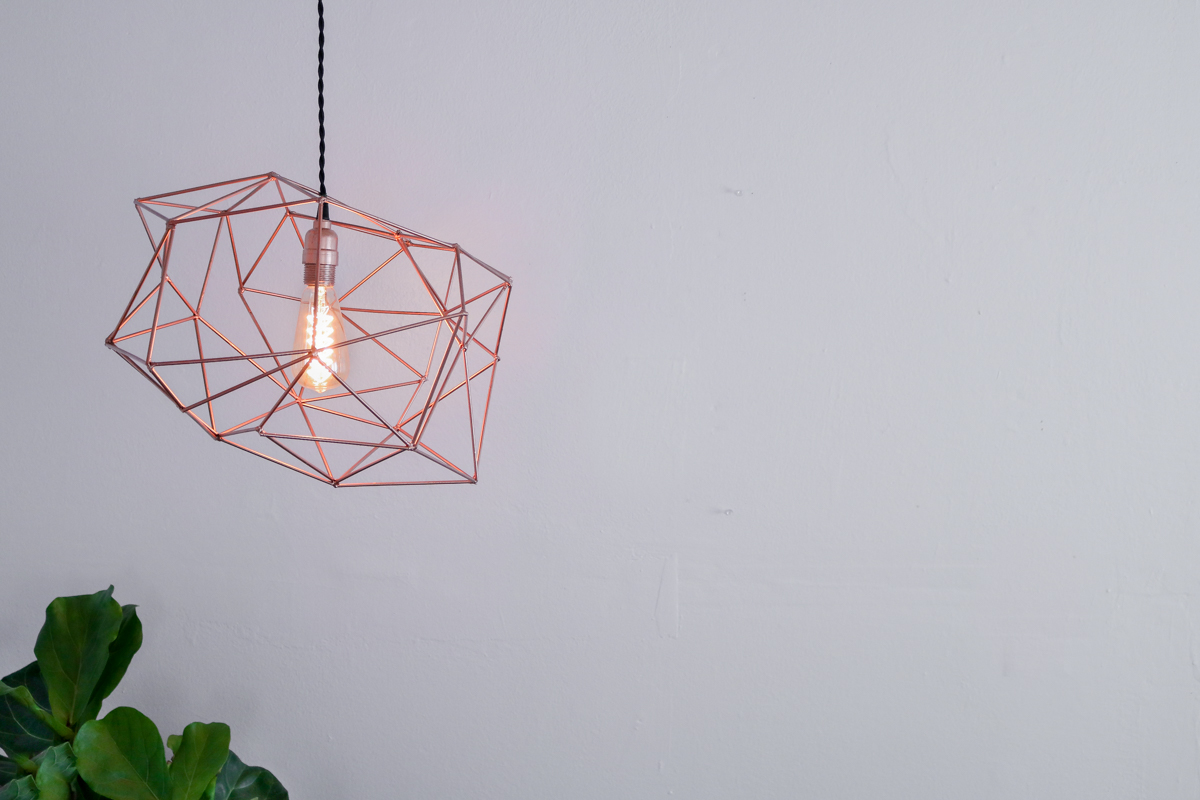 Himmeli Light Fixture DIY (no welding)