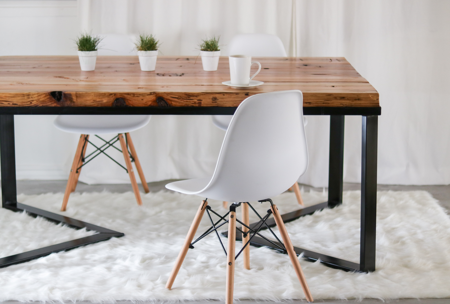 diy dining table light