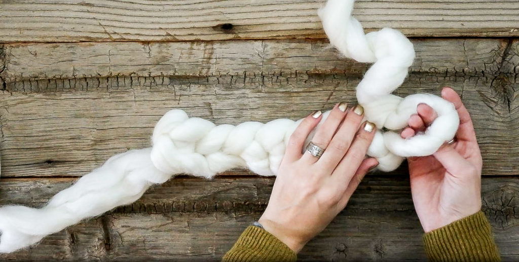 Chunky Knit Blanket DIY - Find out how to Chunky knit a Throw Blanket ...
