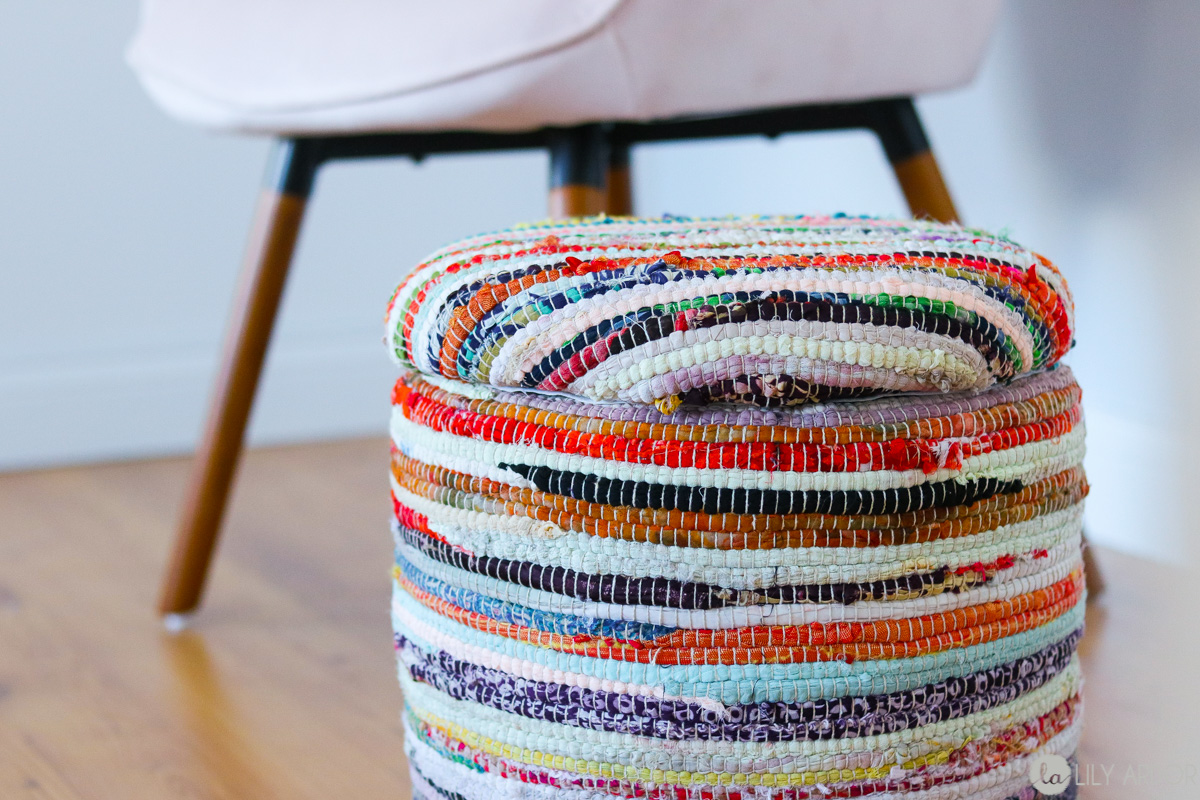 DIY Storage Footstool