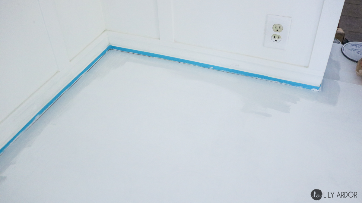 Painted floor idea