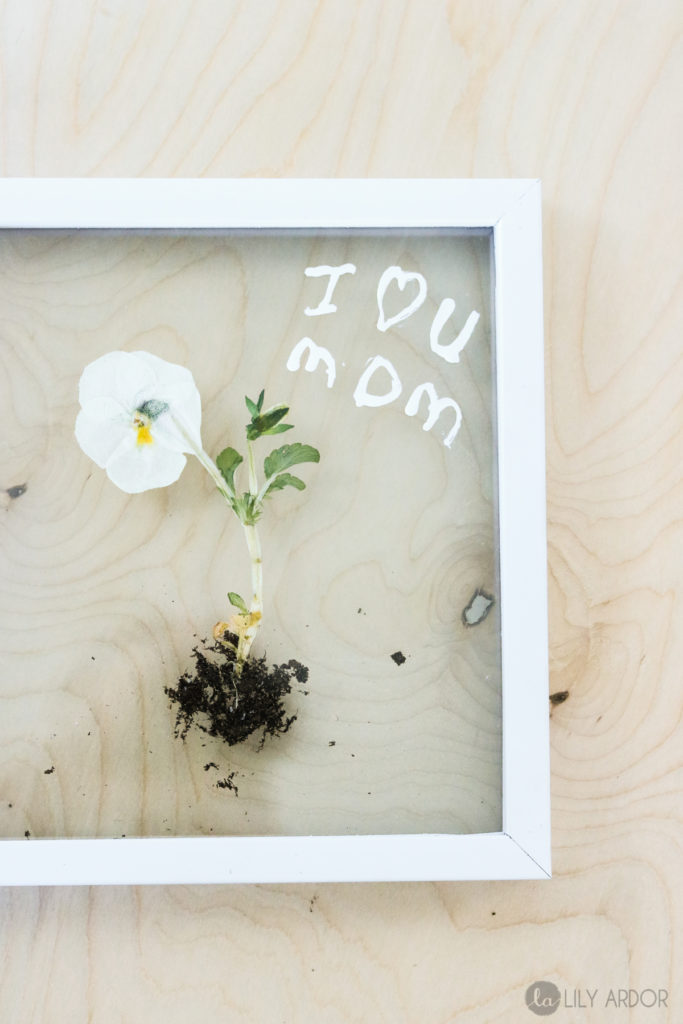 FLOWER ART | Framed and Personalized | Mother's day Gift ideas