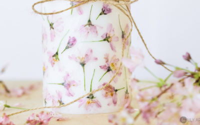 Flower Candle | DIY Mother’s day gifts