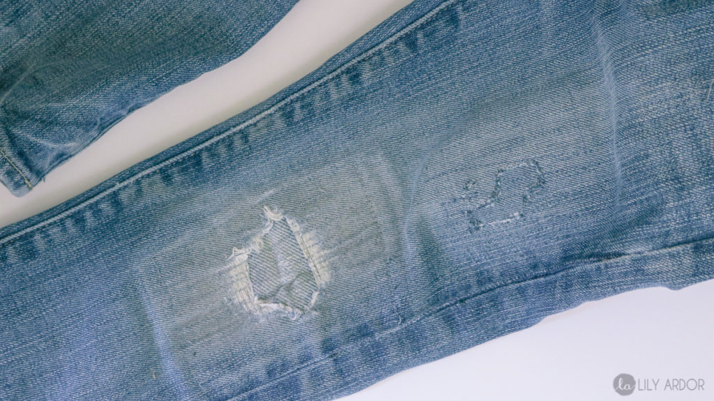 HOW TO FIX RIPPED JEANS 5 EASY STEPS PHOTO + VIDEO