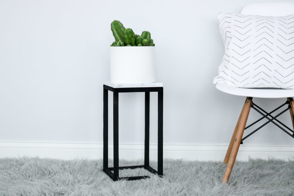 DIY Plant Stand + EASY Faux Marble effect! Lily Ardor
