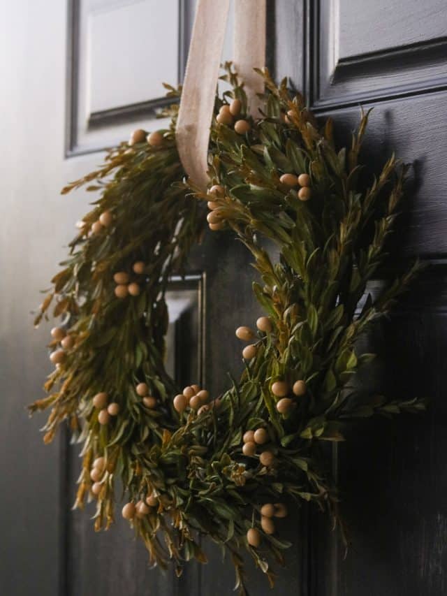 SIMPLE NEUTRAL FALL WREATH IN 30 MINUTES!