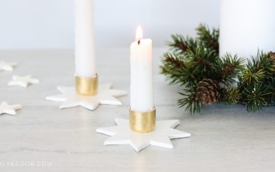DIY Star Candle Holders