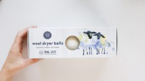 wool dryer ball for the acorn ornament
