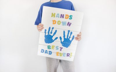 Handprint Father’s Day Gift