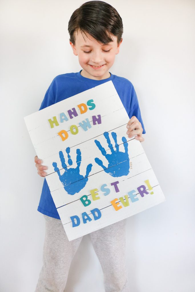 handprint father's day gift