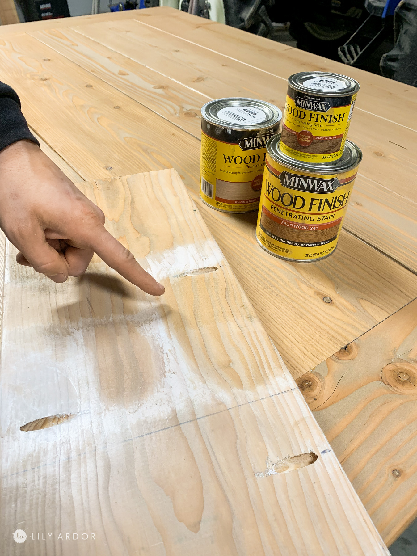 DIY Colored Wood Stain