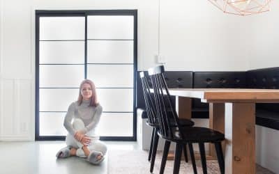 Sliding Glass Patio Door Idea + DIY frosted Glass
