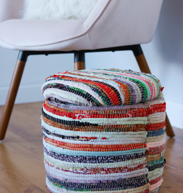DIY STORAGE FOOTSTOOL