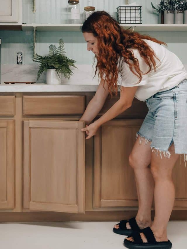 Redo your kitchen cabinets on a budget!