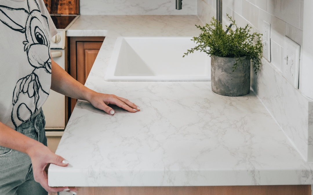 DIY contact paper countertops